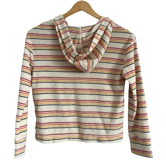 Cream and Red Sweatshirt with Long Sleeves - Picture 2 of 2